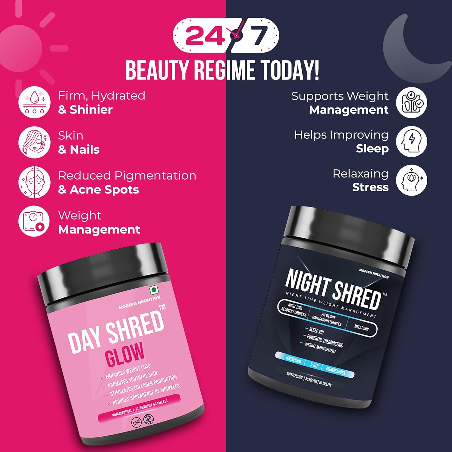 Day Shred Glow & Night Shred